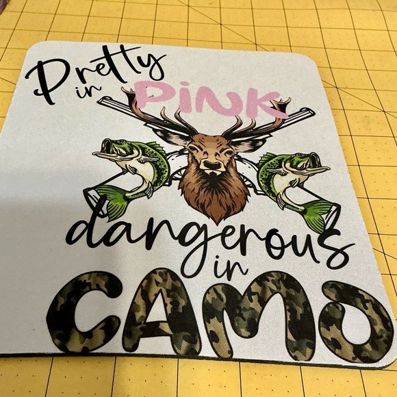 Hand pressed Sublimation Mouse Pad, Brand New! - Picture 2 of 2